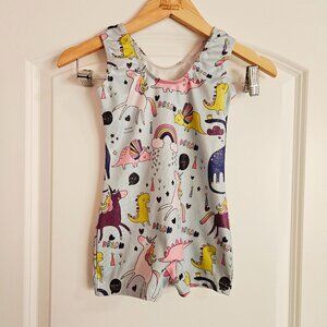 Leotard Unicorns Rainbows Dinosaurs
